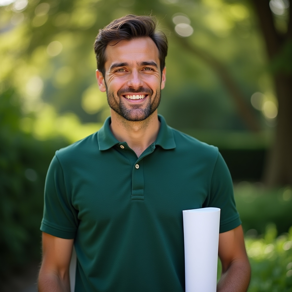 Andrei, specialist în proiectarea sistemelor de irigare la Tuvendo